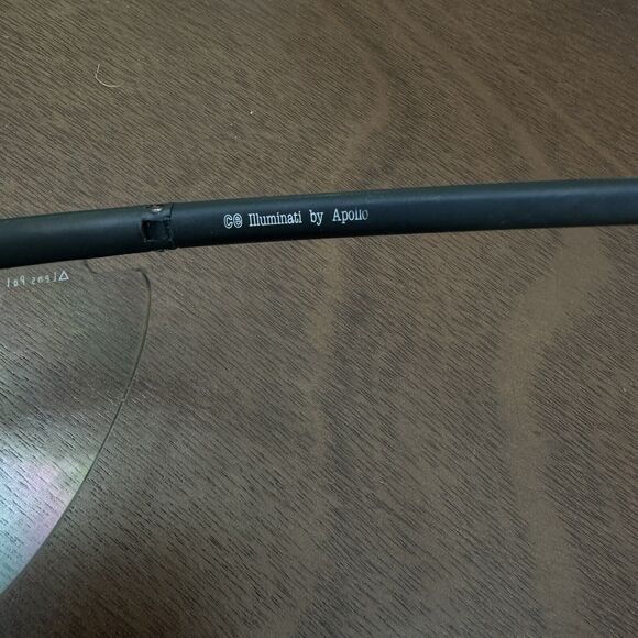 Apollo Sports Sunglasses Illuminati Black Italy Case And Strap - Picture 4 of 6